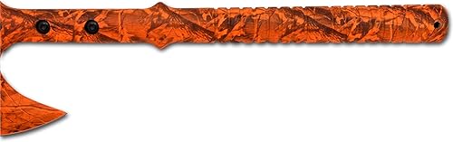 Miniatura 5 de Snake Eye Tactical Hacha de lanzamiento Tomahawk - Hacha táctica de lanzamiento con funda y hacha de lanzamiento de competencia (camuflaje naranja)