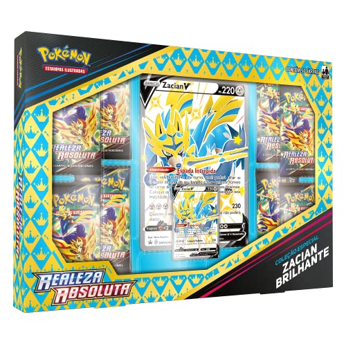 Box Pokemon Zacian Brilhante, Cor: Estampado - Copag