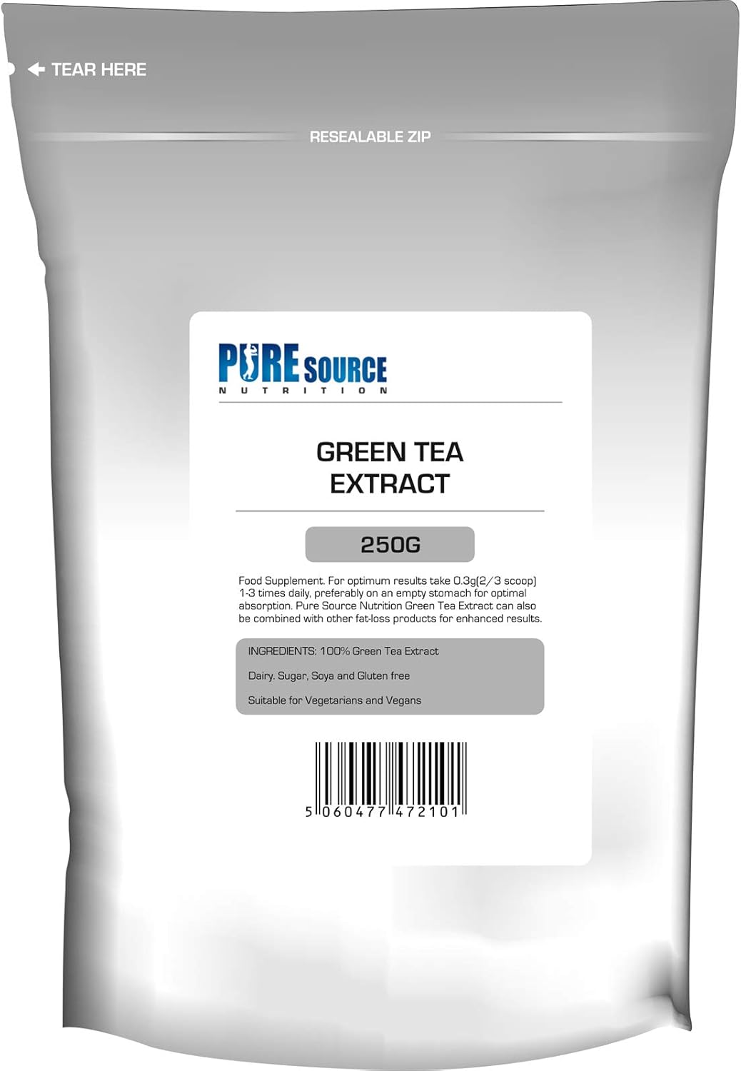 PSN Green Tea Extract Powder 250g 40 Polyphenols 100 Pure Green