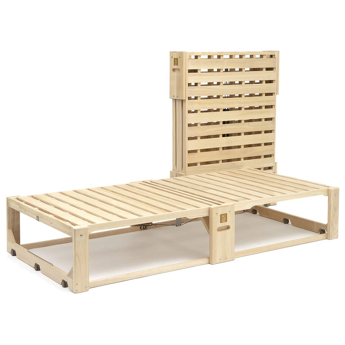 Amazon.co.jp: 軽量折りたたみベッド 桐らくね プレミアム35 【日本