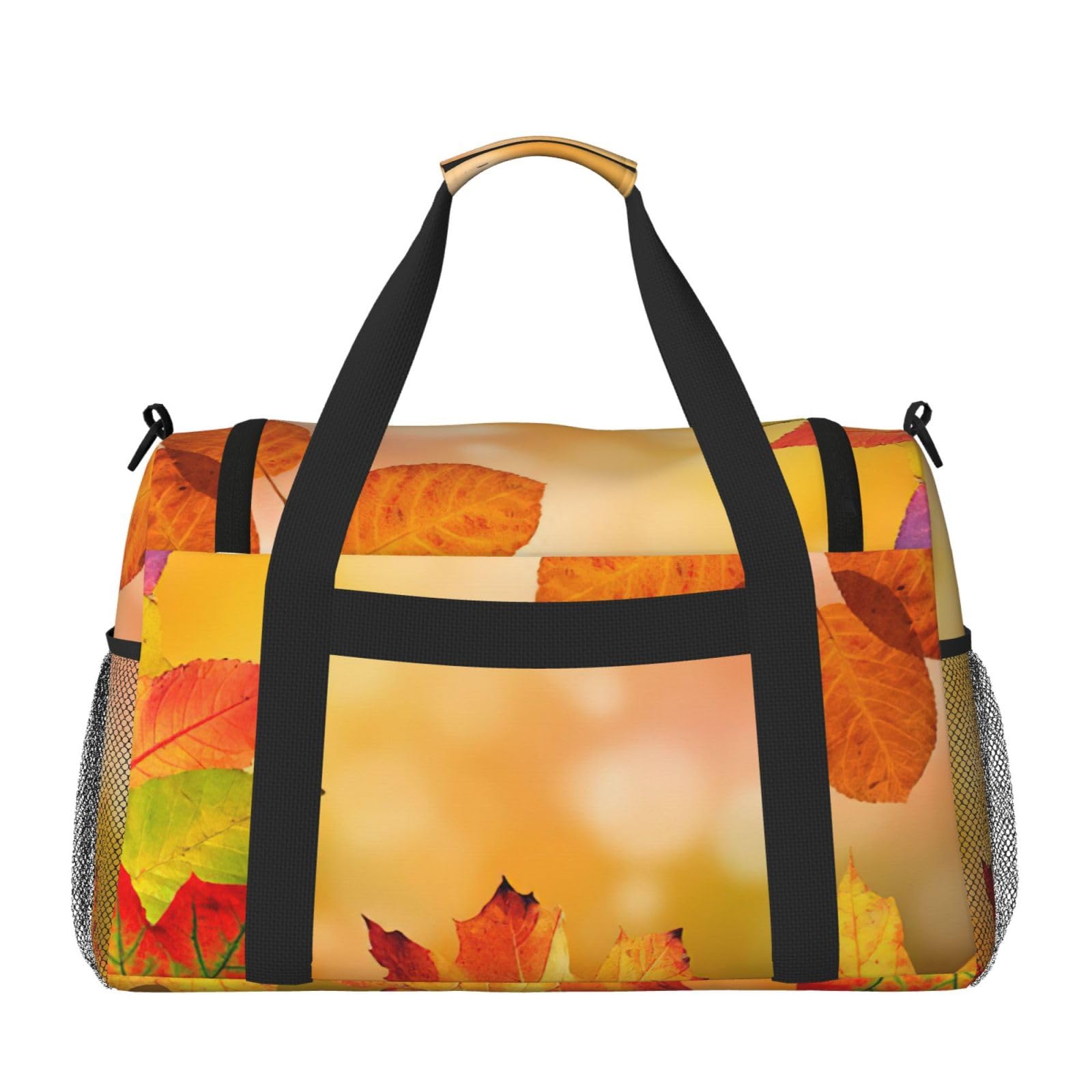 Bolsa de viaje de otoño grande, plegable, impermeable, para la noche, playa, natación, piscina, deportes, gimnasio