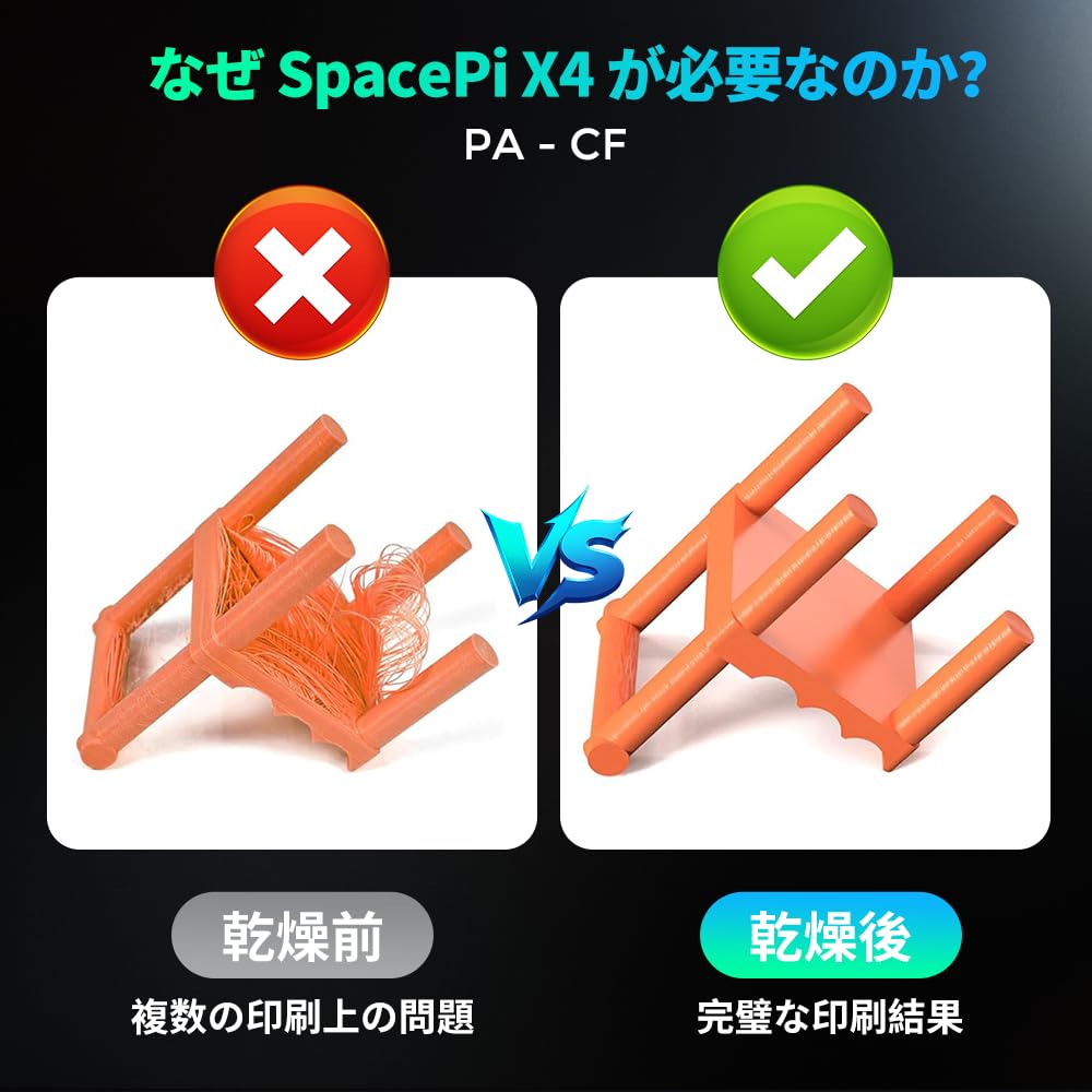 Amazon.co.jp: Creality Space Pi X4 フィラメントドライヤー 乾燥機