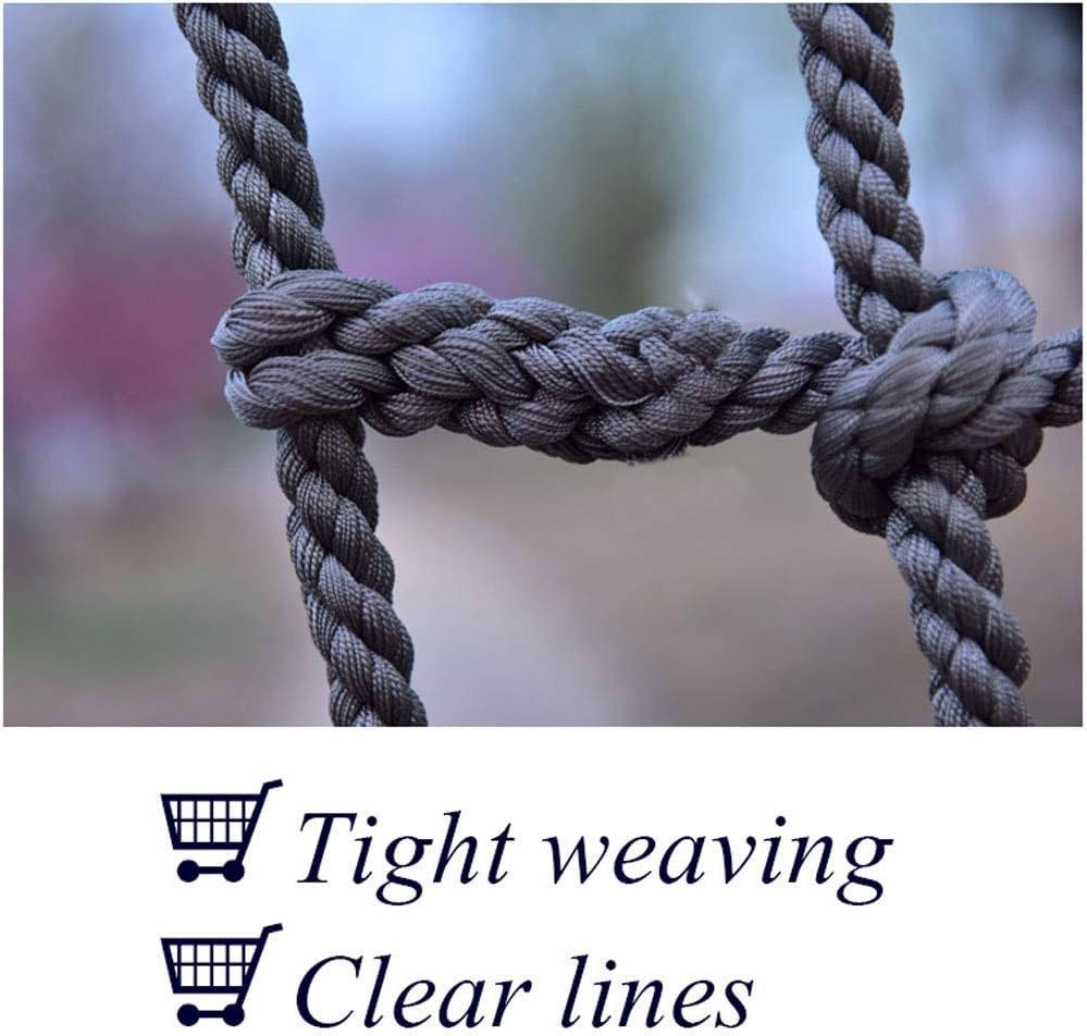 RZM Climbing Net for Kids,Safety Nets Cargo Rope Ladder Truck Trailer Heavy Duty Netting Balcony Banister Stair Protection Fence Decor Mesh Nets Netting,for Container Grid Rail Playground