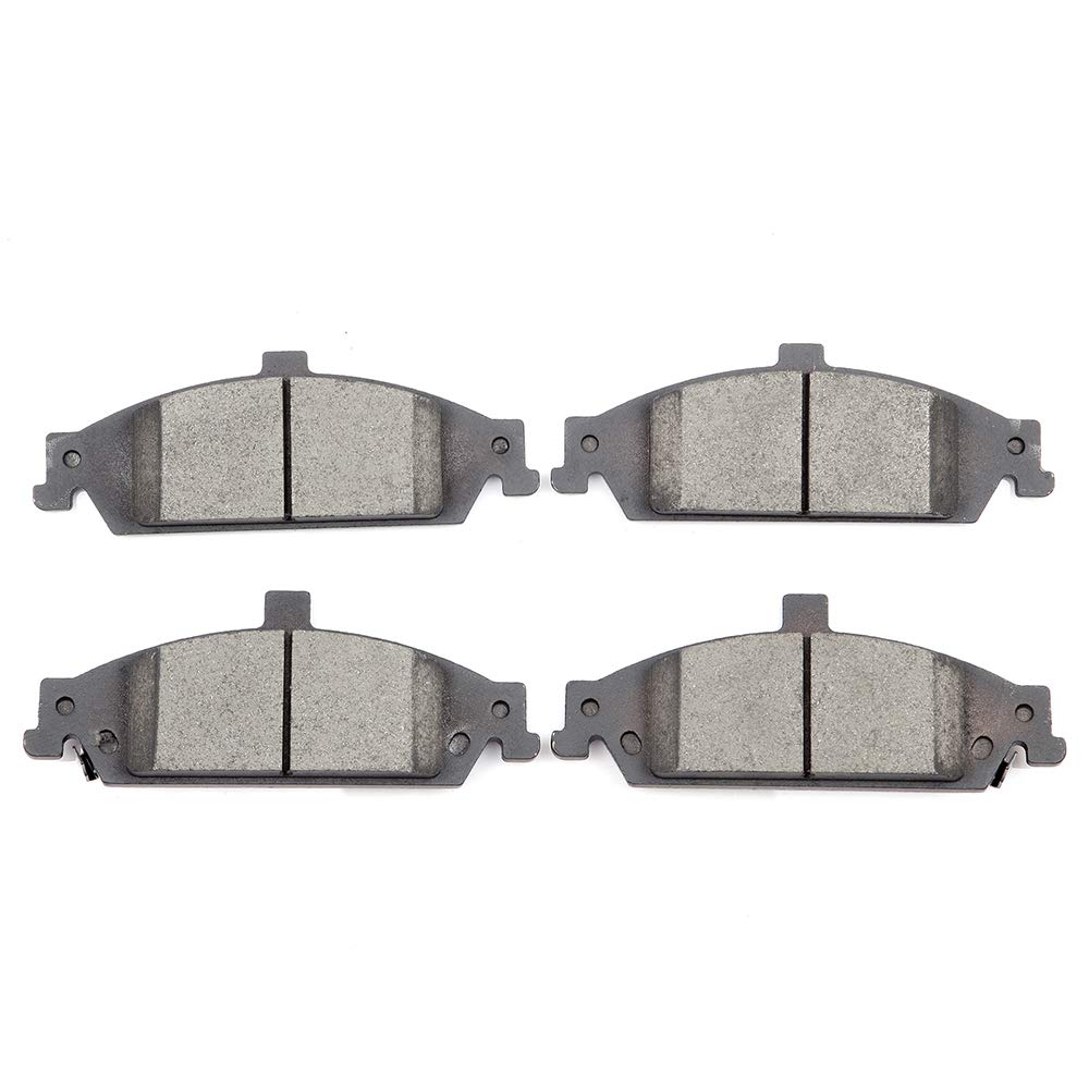 cciyu D727 Ceramic Front Brake Pad Set Fit For 04-05 For Chevrolet Classic,97-03 For Chevrolet For Malibu,99-04 For Oldsmobile Alero,97-99 For Oldsmobile Cutlass,99-05 For Pontiac Grand Am