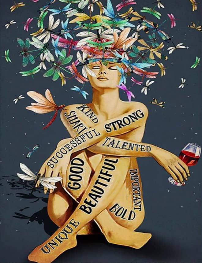 Amphol Paint by Numbers, Paint by Number for Adults, DIY