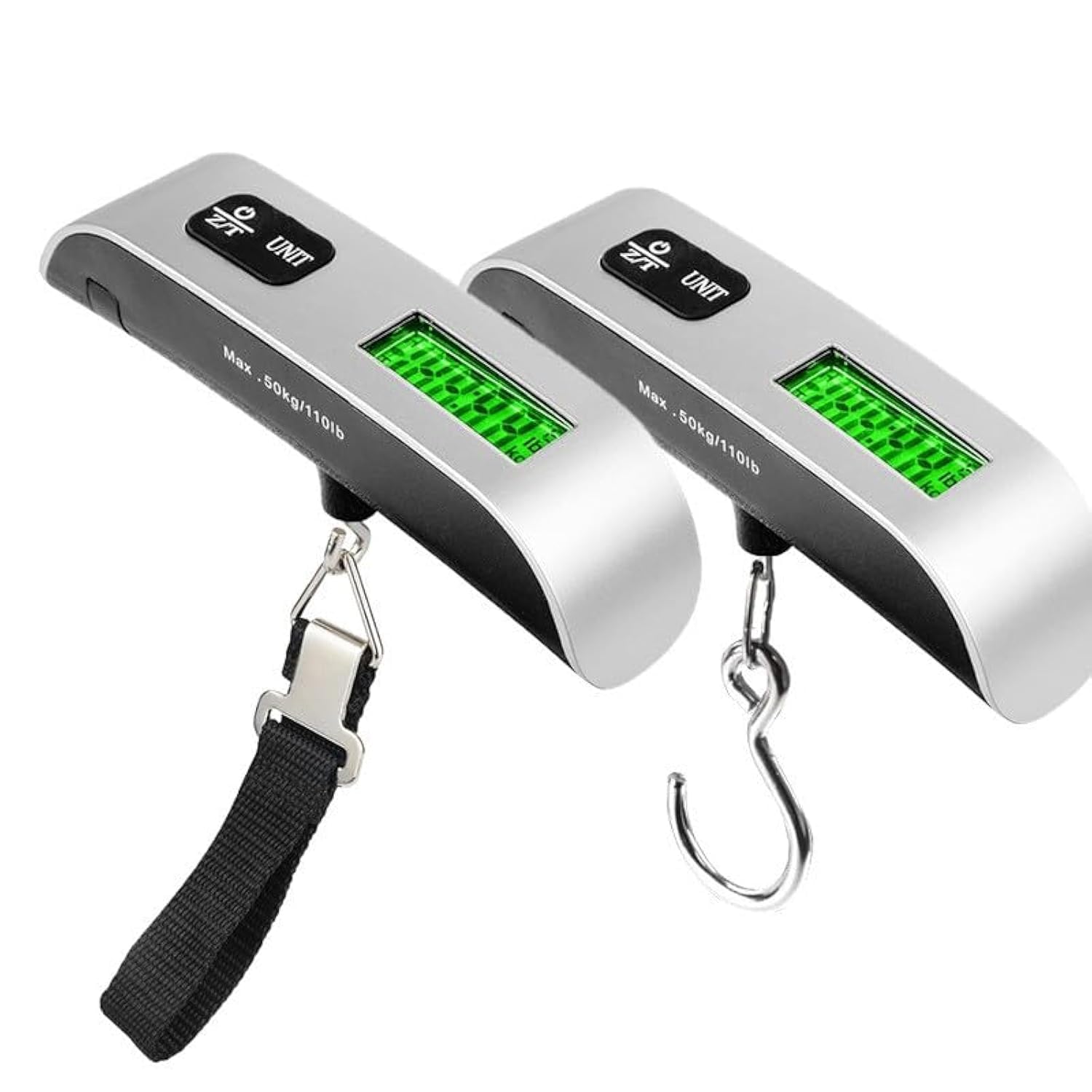 Scale Electronic (Hook model/Large) Luggage Scale Digital Travel Scale for Luggage Suitcase Baggage Weighing,Max 110lb/50kg LCD Display Screen Suitcase Scale Design for Household, Travel
