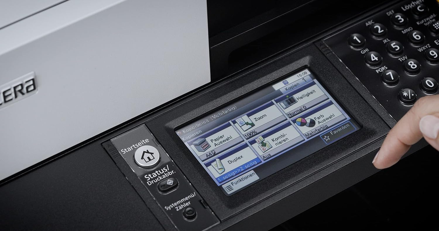 Kyocera Ecosys M5526cdw Stampante Wi-Fi Laser Multifunzione: Stampa, Fotocopia, Scanner, Fax. Mobile Print via Smartphone