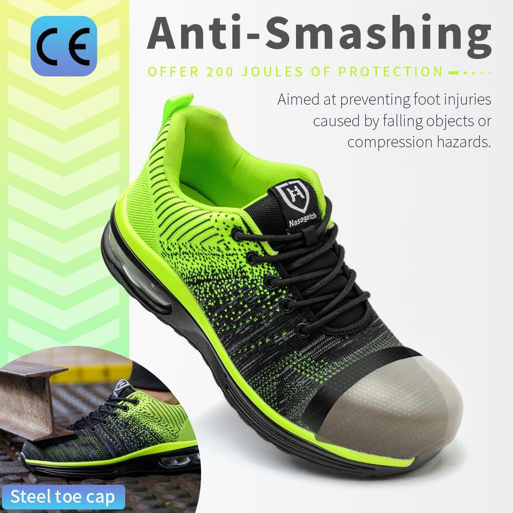 Scarpe Antinfortunistiche Uomo Donna Scarpe da Lavoroleggere Alte Comode Scarpe Sicurezza