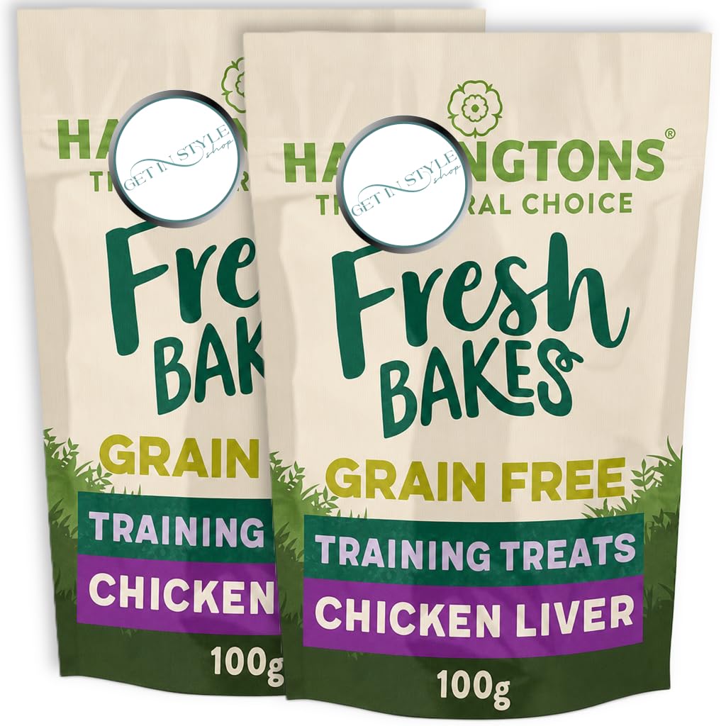 2x 100g Grain Free Fresh Bakes Chicken Liver Training Treats – Bundled by GetInStyle Shop