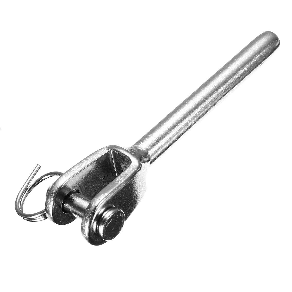 Juego de 10 varillas de acero inoxidable con perno de articulación para girar la barandilla de la hebilla para riel de barandilla de 1/8 pulgadas