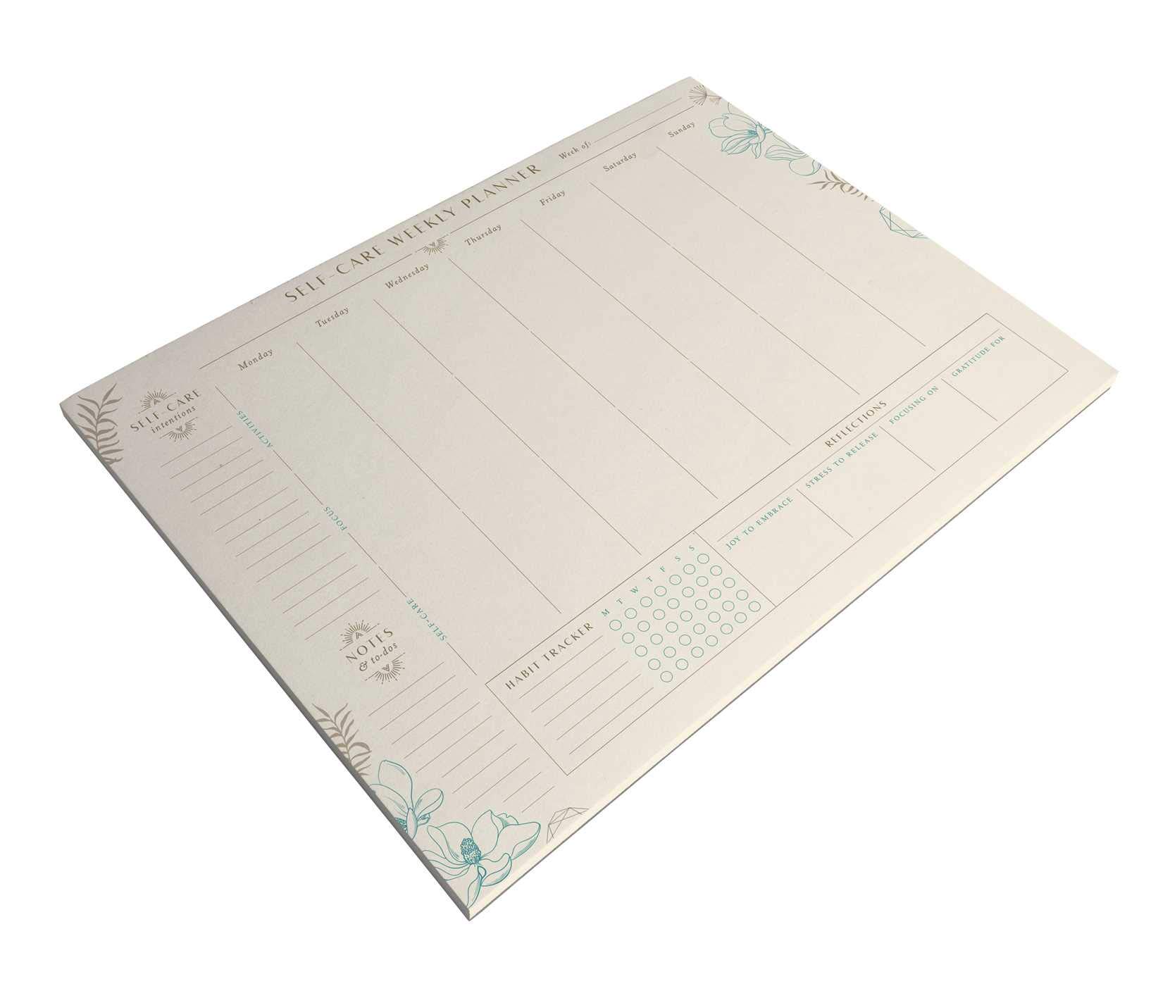 Self-Care Weekly Planner Notepad: (Mindfulness Gifts, Self-Care Gifts for Women, Back to School Supplies) (Inner World)