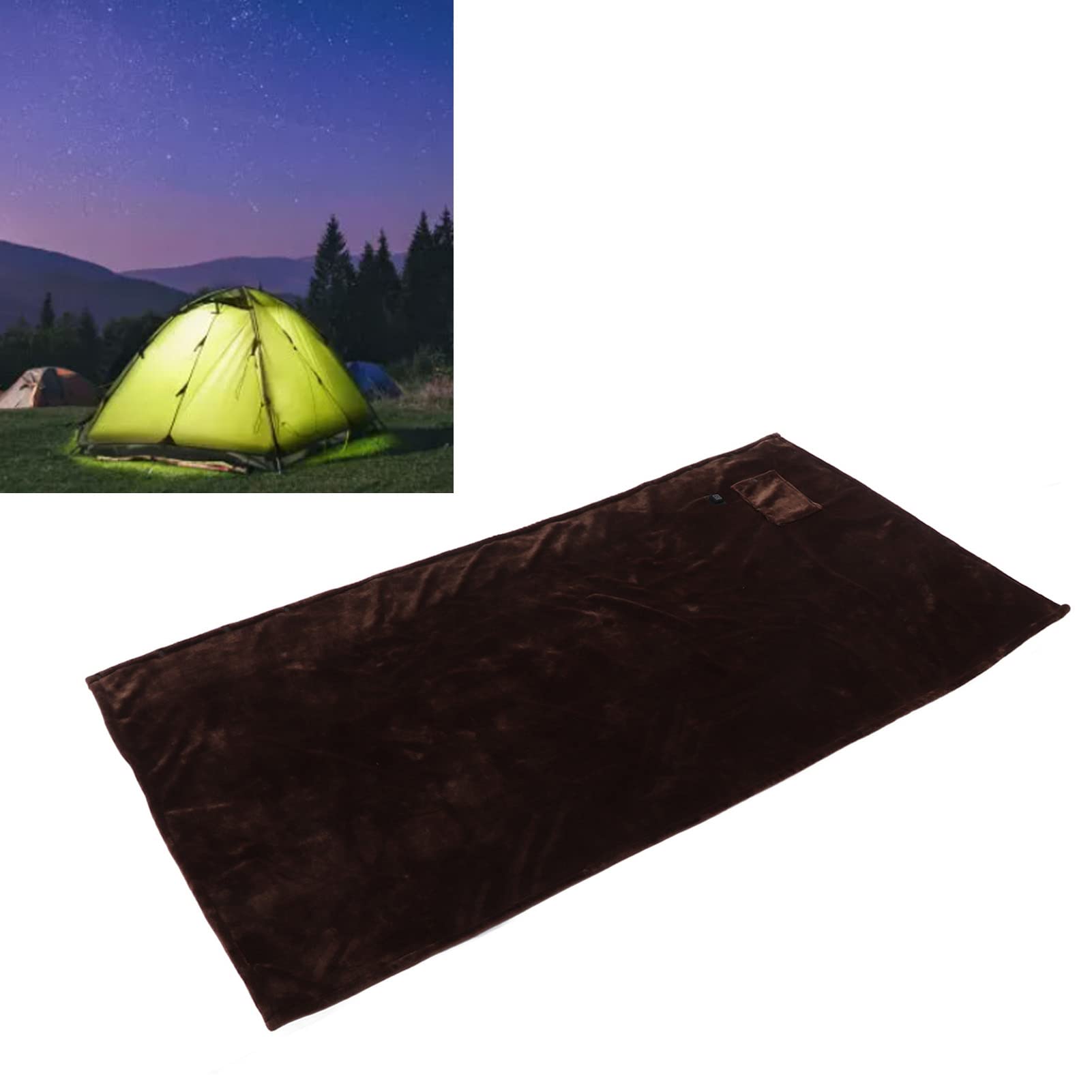 EMUKOEP Flanella Ispessente per Coperta Riscaldata Riscaldamento Rapido Protezione Dal Surriscaldamento per le Giornate Fredde (160 * 80 cm)