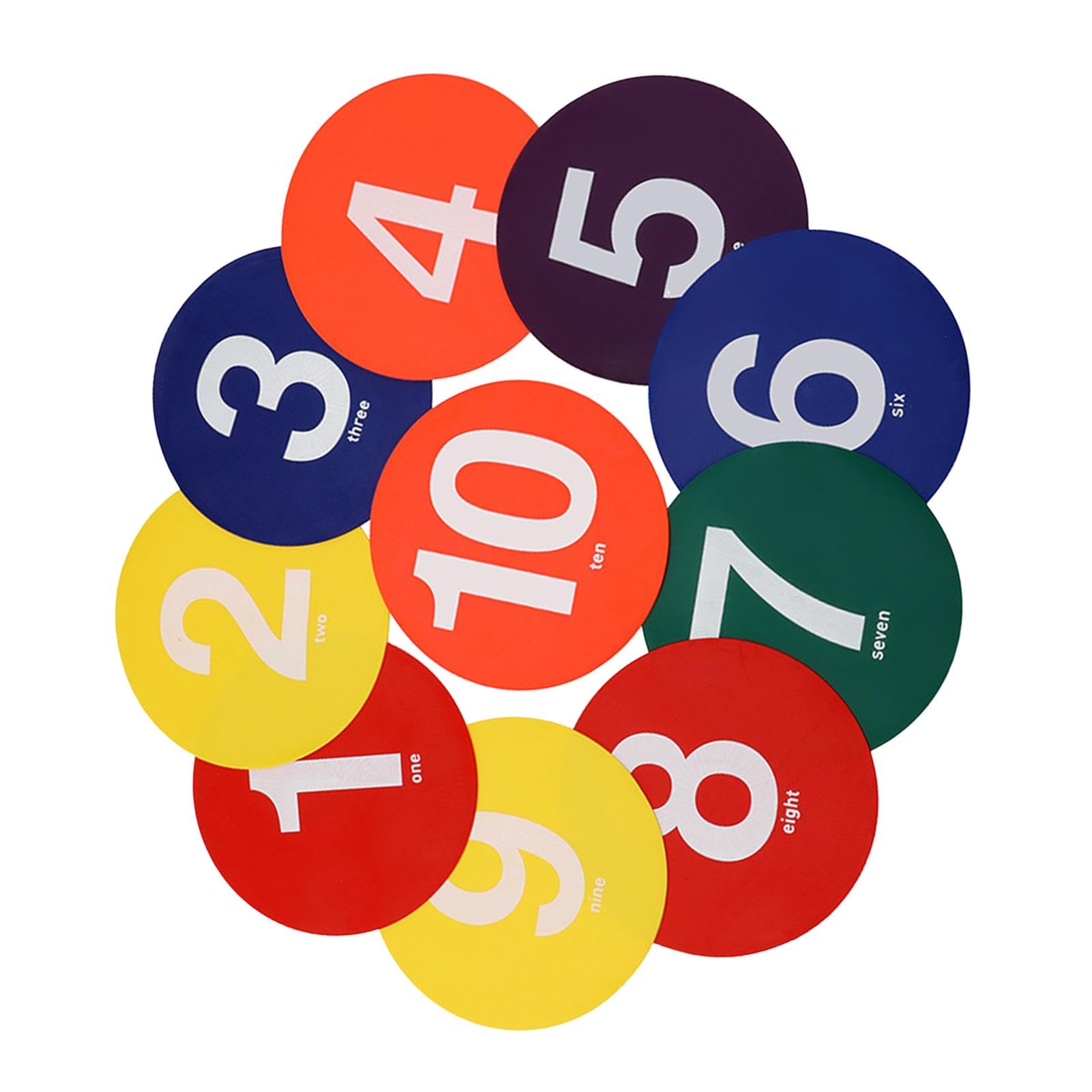 Tapis d'entraînement de football avec cônes antidérapants, Disque de sport Floor Dots, équipement d'agilité