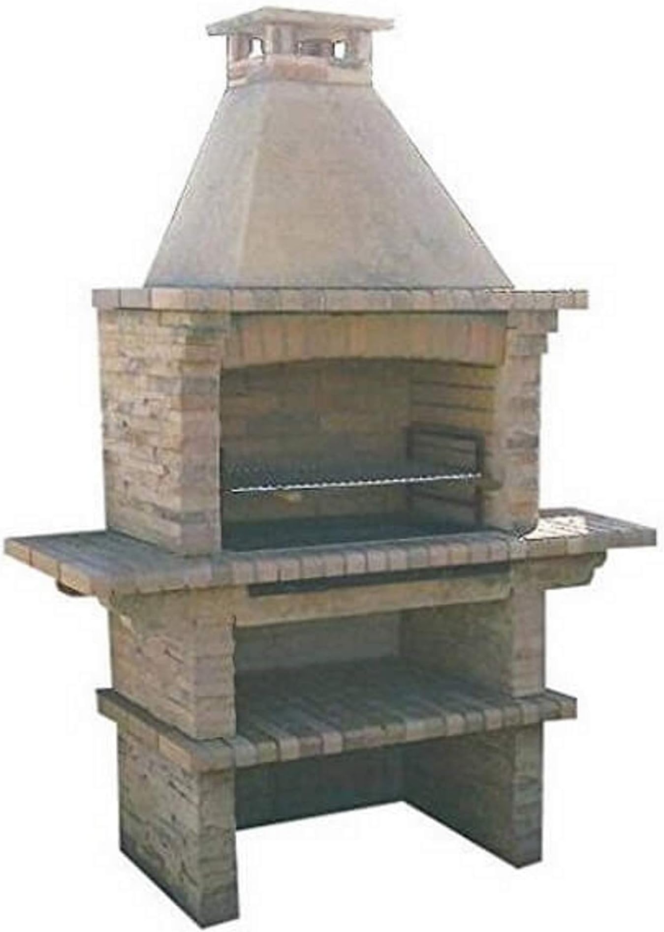 Huge Mediterrani Stone Masonry BBQ - Charcoal BBQ