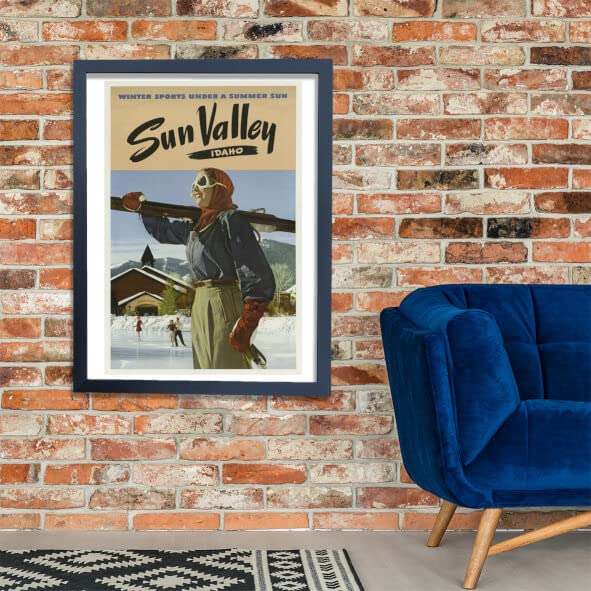 Poster de voyage Sun Valley pour sublimer un mur vide