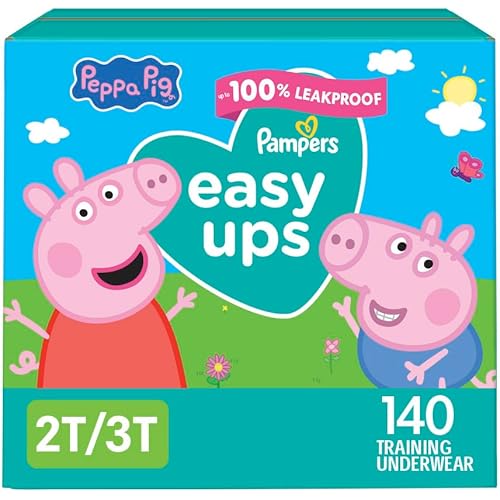 Pampers Training Pants - Easy Ups Girls & Boys - Size 2T-3T, 140 Count, My Little Pony Potty Underwear (Packaging May Vary)