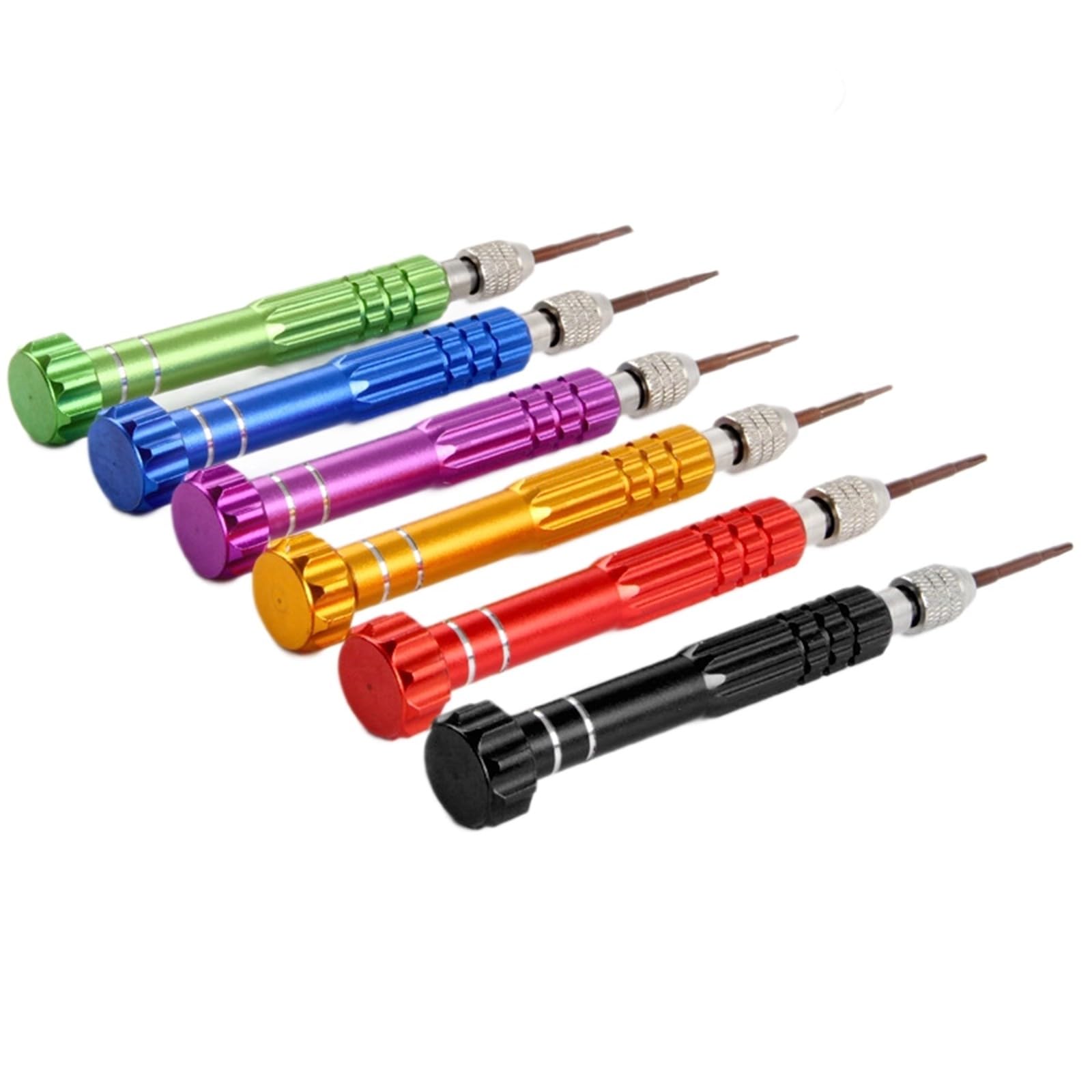 Msioytog Ergonomic 6-Tool Anti-Fatigue Handle & Steel Construction For Computer Repair Integrated Attractive Multiple Tool Driver Set