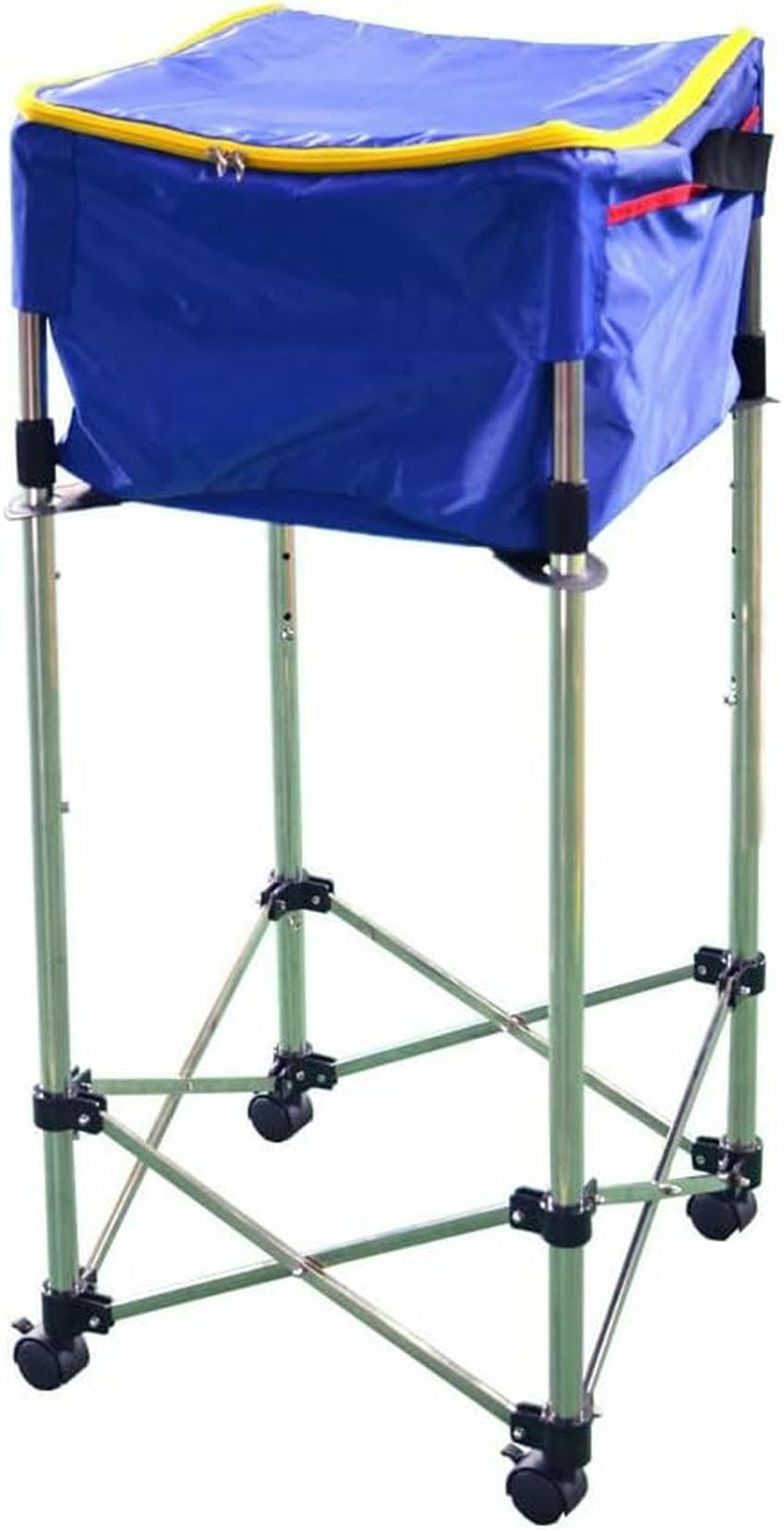 Panier de tennis multifonction amovible avec roues pour ramassage rapide sur court