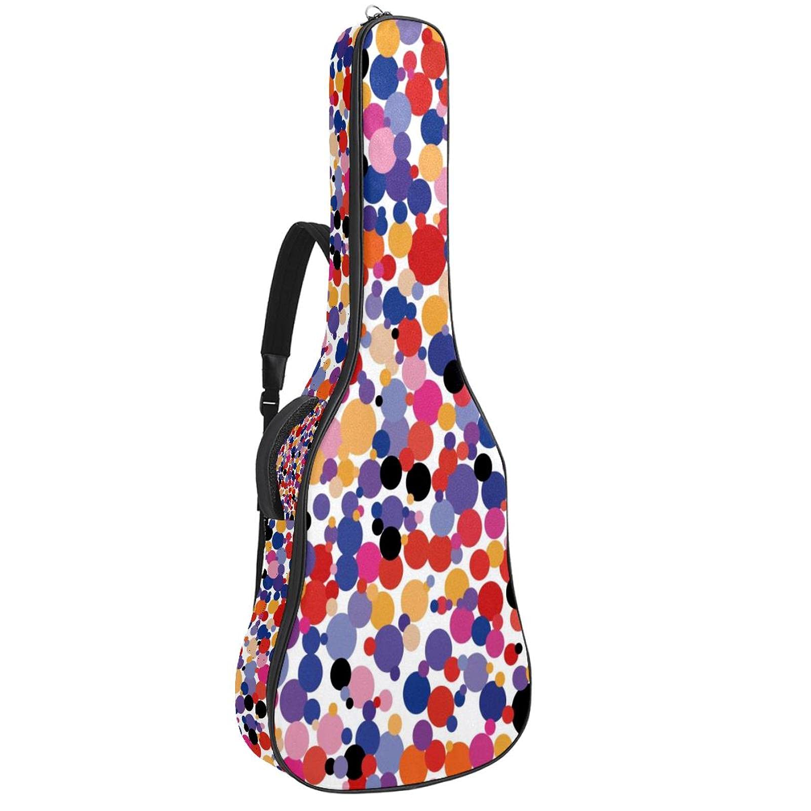 Housse guitare imperméable avec fermeture éclair pour transporter votre basse électrique rouge
