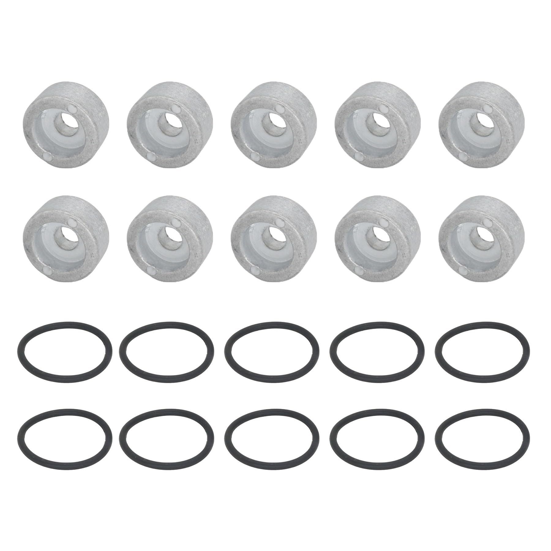 10 pezzi 55321-87J00 Anodo di zinco con O-Ring 09280-22019 per Suzuki per motore fuoribordo Marine 4 tempi 6-300 HP 55321-87J01 Parti marine