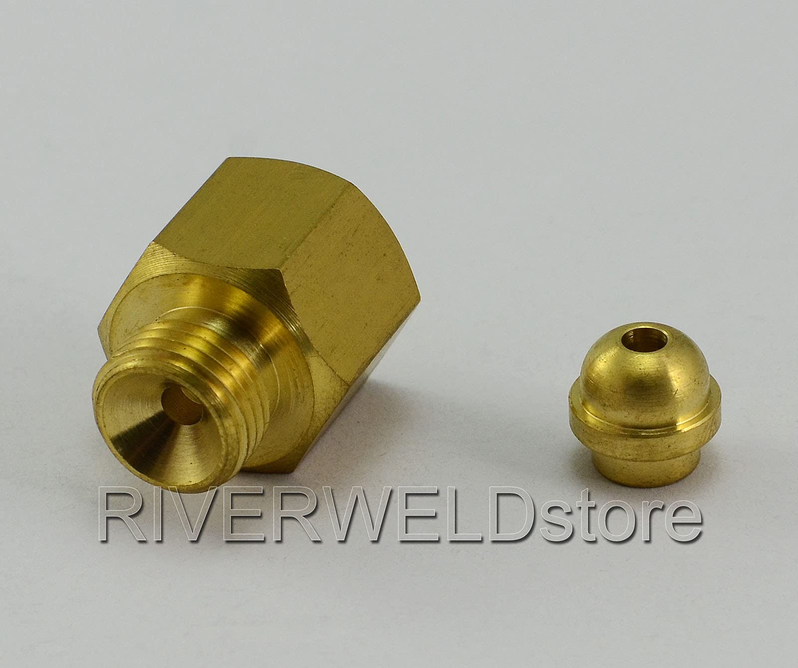 Adaptateur Torche TIG En Laiton - Conversion 3/8-24 Vers M16x1.5 - Compatible CK Worldwide, YesWelder