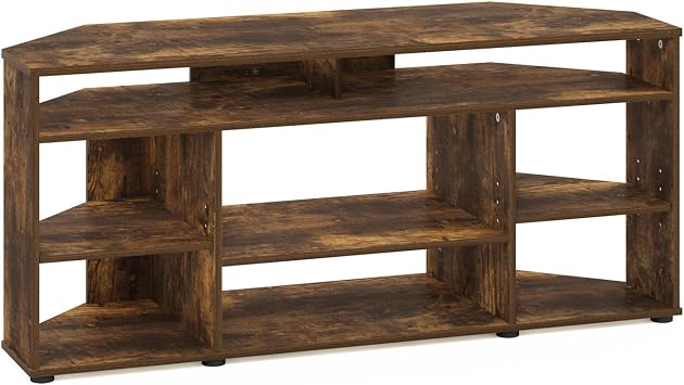 Maykoosh Corner TV Stand for TVs up to 55 Inch, Modern Entertainment Console
