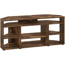 Maykoosh Corner TV Stand for TVs up to 55 Inch, Modern Entertainment Console