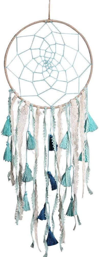Amazon Co Jp Umora ドリームキャッチャー 捕夢網 夢のキャッチャー フェザー 羽根 壁掛け飾り デコレーション 車飾り ウェディング ホーム おしゃれ グリーン ホーム キッチン