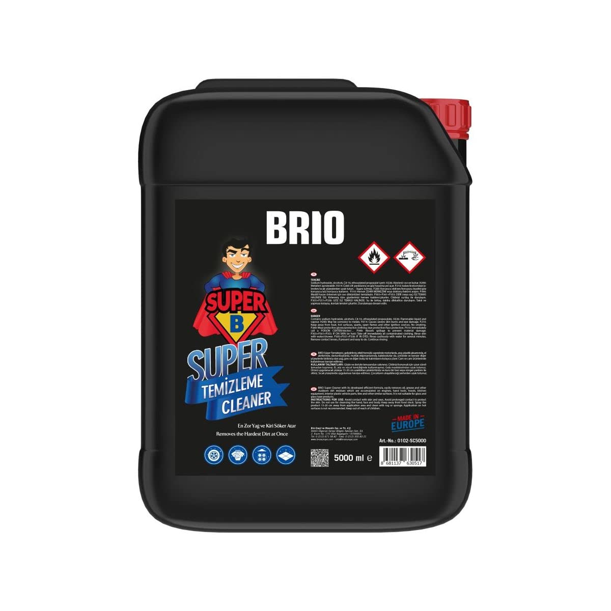 Brio Süper Temizleyici 5 L + Sprey Pompa