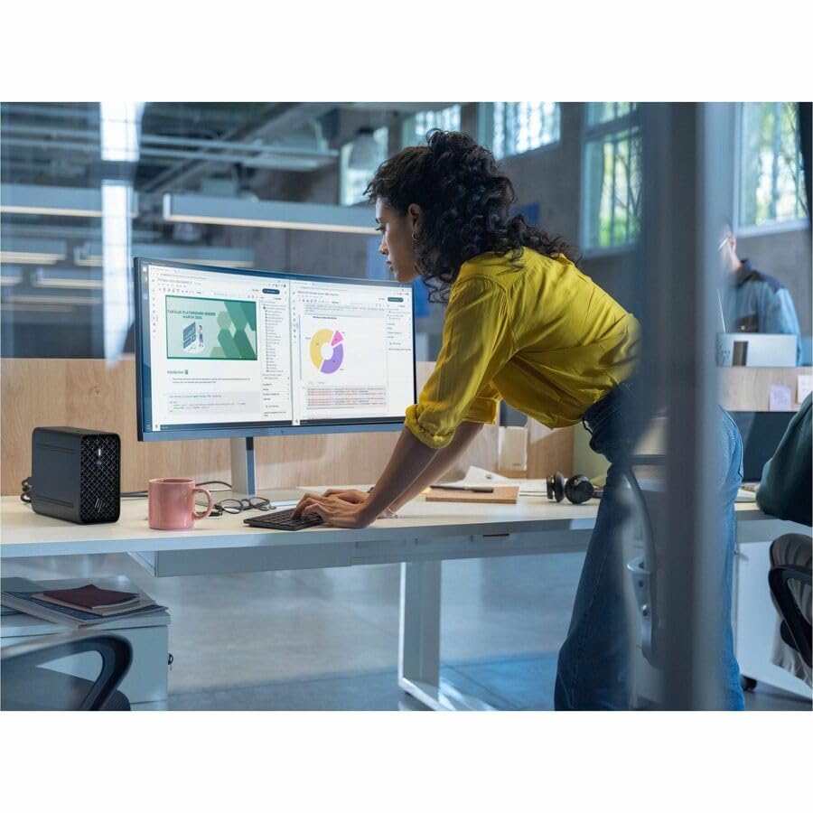 Image of HP Z2 Mini G1a Workstation - 1 x AMD Ryzen AI Max+ PRO 395-128 GB - 2 TB SSD - Mini PC - Jet Black - AMD Chip - Windows 11 Pro - Graphics - NVMe Controller - 0, 1 RAID Levels - English Keyboard - 10