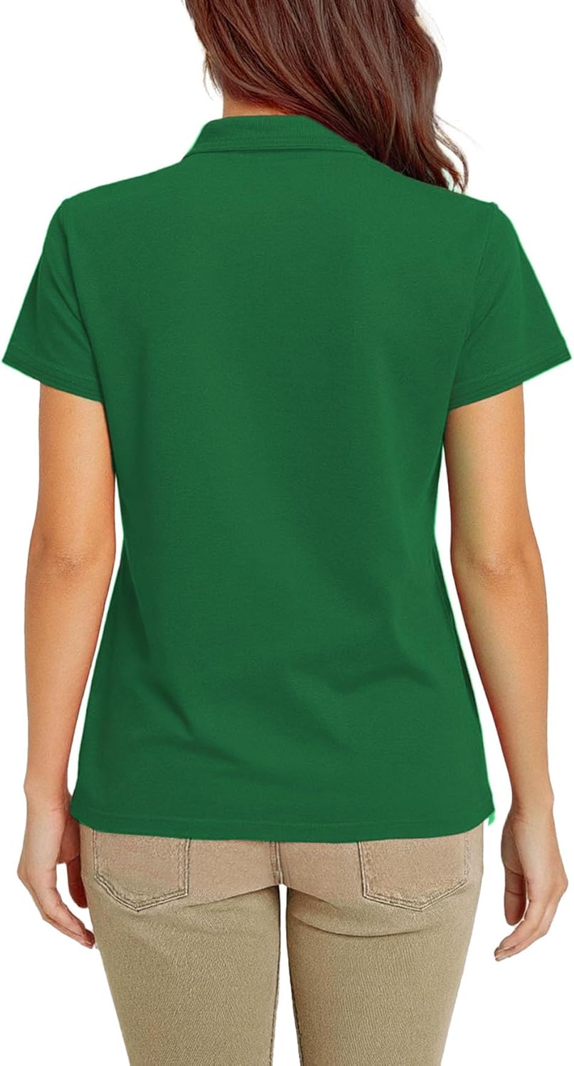 Decrum Polo Shirts for Women - Trendy Casual Womens Polos Short Sleeve - Image 3