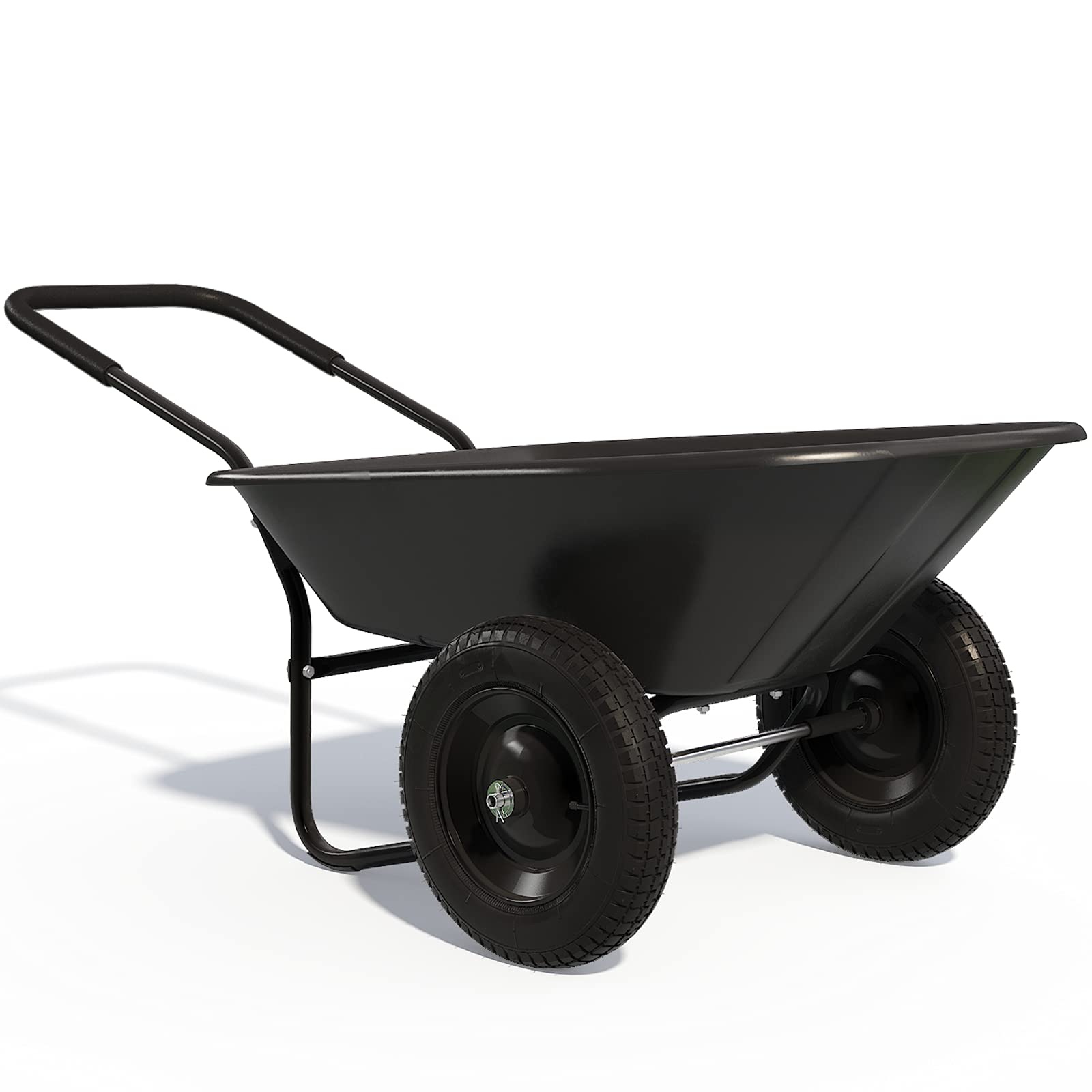 Buy ARNOT Enlarged 2Wheel Wheelbarrow, Heavy Duty Garden Cart, Easy