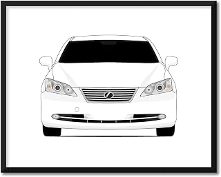 CUSTOMIZABLE COLOR: Lexus ES 350 (2006-2009) GEN 5 Inspired Poster Print Wall Art Decor Handmade (Unframed)