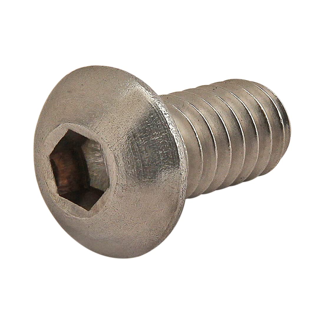 3690, 1/4-20 x 0.5 Inch Button Head Socket Cap Screw (BHSCS) Stainless Steel SS (1000 Pack)