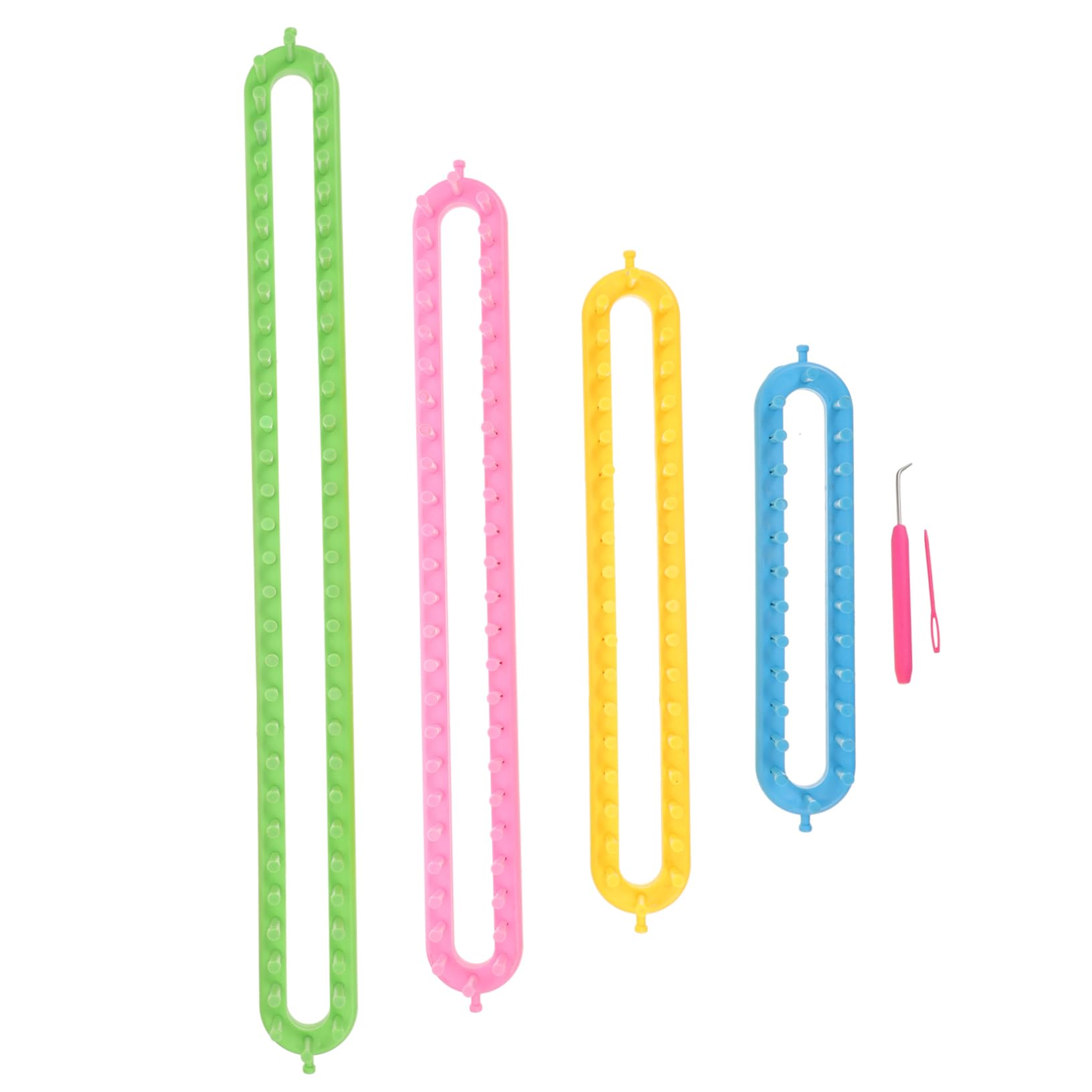 HAPINARY 1 Set Durable Plastic Knitting Loom for Adults Efficient Scarf and Hat Weaving Tool Sweater Knitter Weaving Kit for Creative Projects