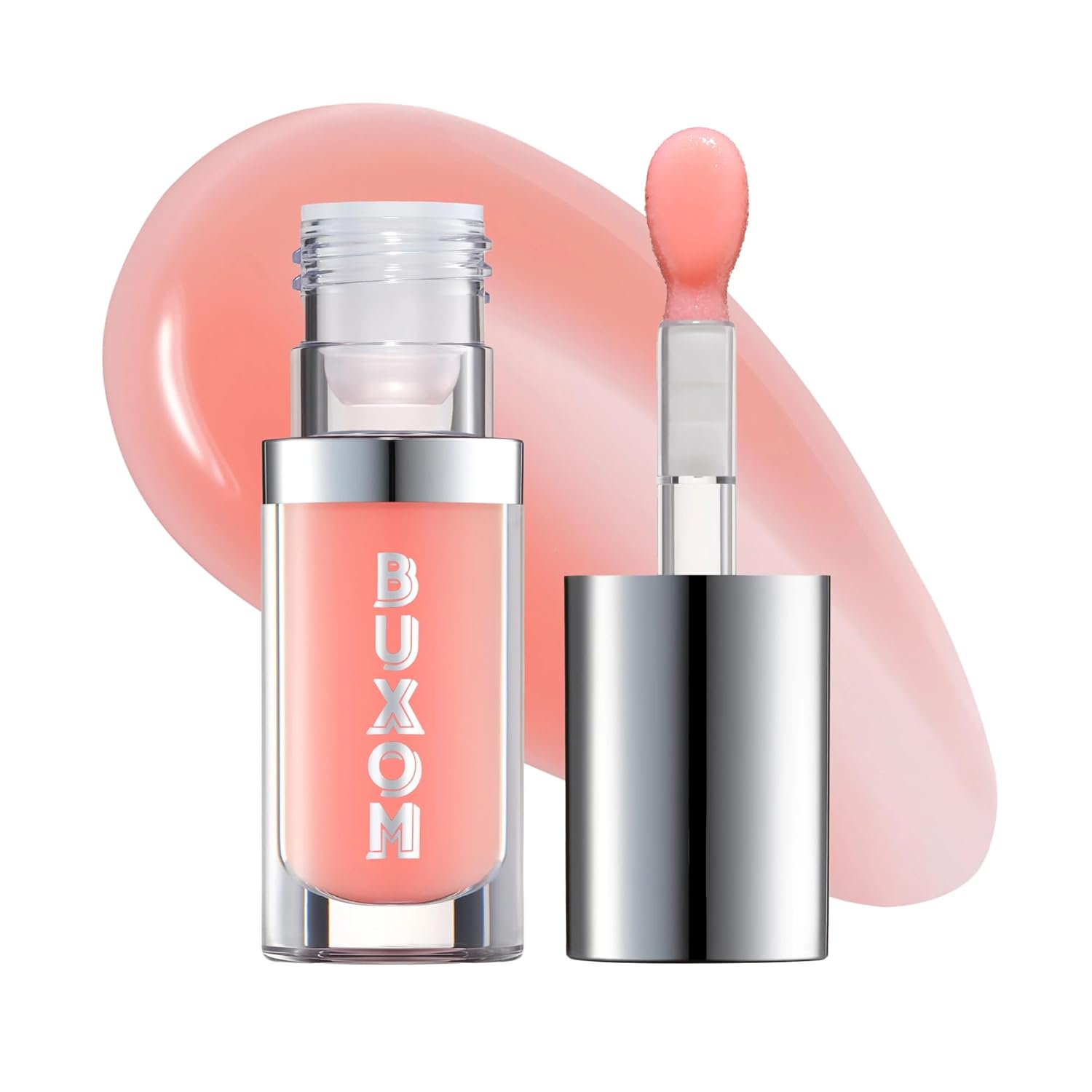 BUXOM Full-On Plumping Glossy Lip Oil, Nourishing & Hydrating Tinted Lip Gloss, Juicy High-Shine Finish, Non-Sticky Formula, Cruelty-Free