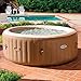 Intex 28404EX - Spa hinchable burbujas, 4 personas, 795 litros, 220-240v,color crema,...