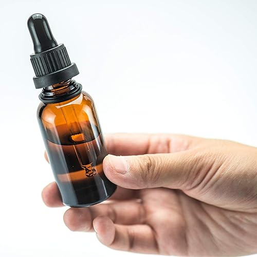 Miniatura 36 de YIZHAO Botella cuentagotas de vidrio negro de 2 onzas, botellas de tintura con cuentagotas de vidrio, para aceites esenciales, aromaterapia