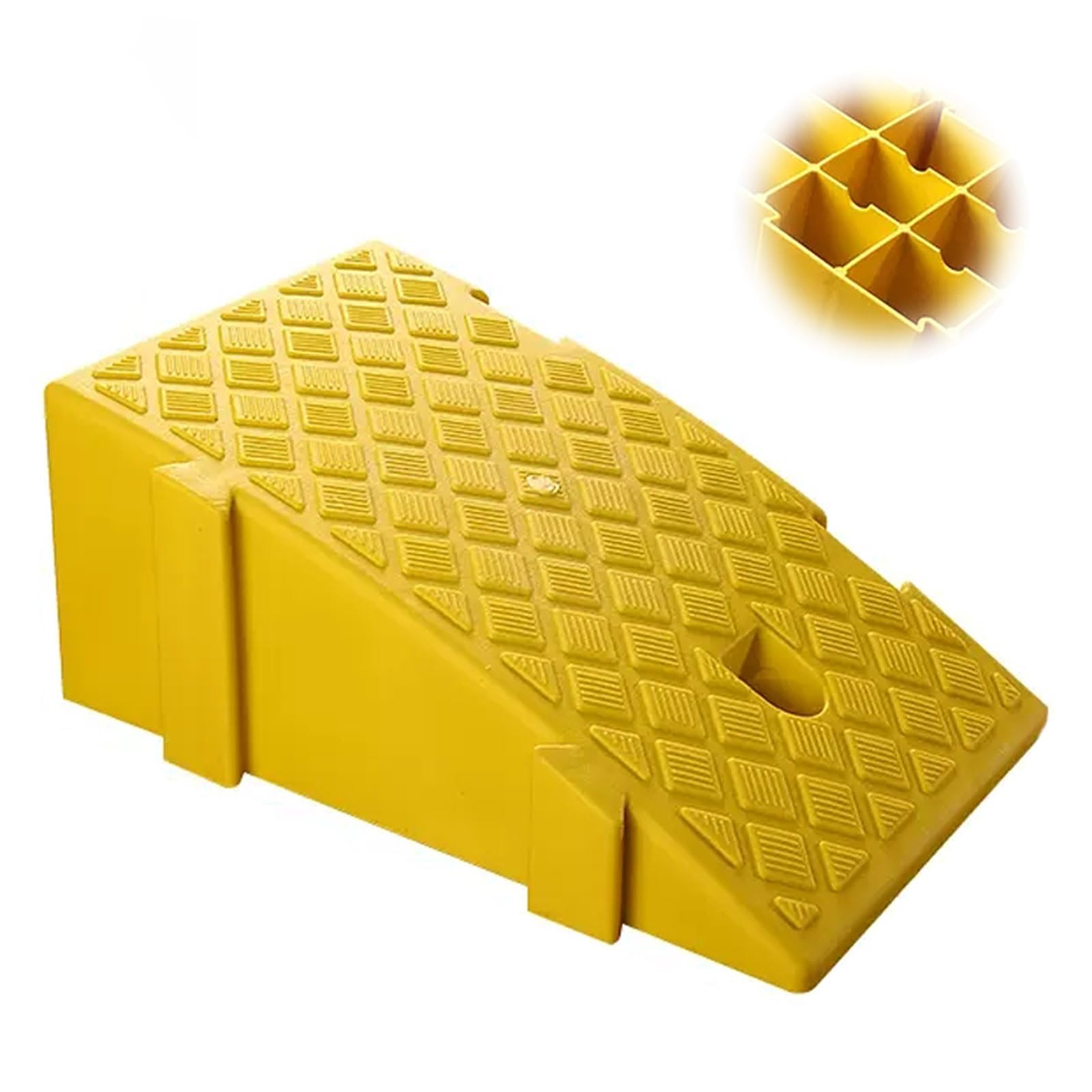 1 Paquet de Rampe de Trottoir de véhicule Rampe de Trottoir légère rampes de seuil en Plastique Robustes Portables pour fauteuils roulants Voitures caravanes Scooter Skateboard Mot