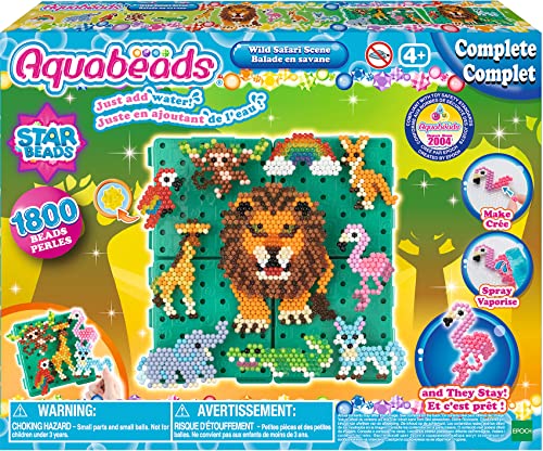 Aquabeads- Safari Salvaje, Color Colourful (EPOCH 31968)