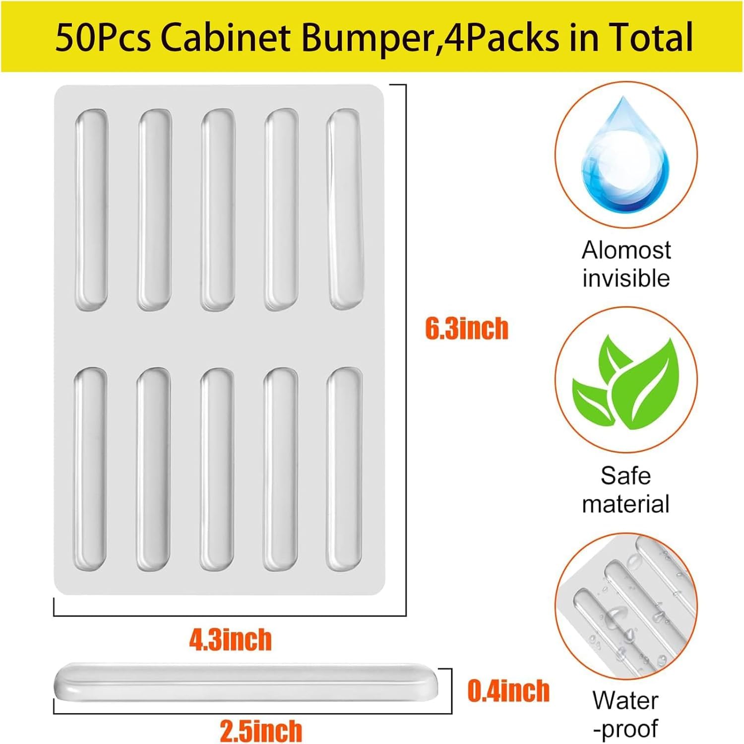 Silicone Wall Protectors - Protect Your Walls! -3 Silicone Wall Protectors - Protect Your Walls! -3