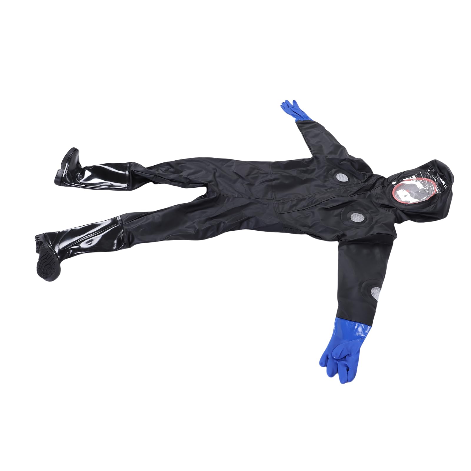 CHICIRIS Combinaison d'apiculteur, Tenue d'apiculture de Protection Complète en Cuir Synthétique épaissi avec Visière Ventilée, Antidérapants pour Hommes et Femmes, Travail Professionnel au Rucher