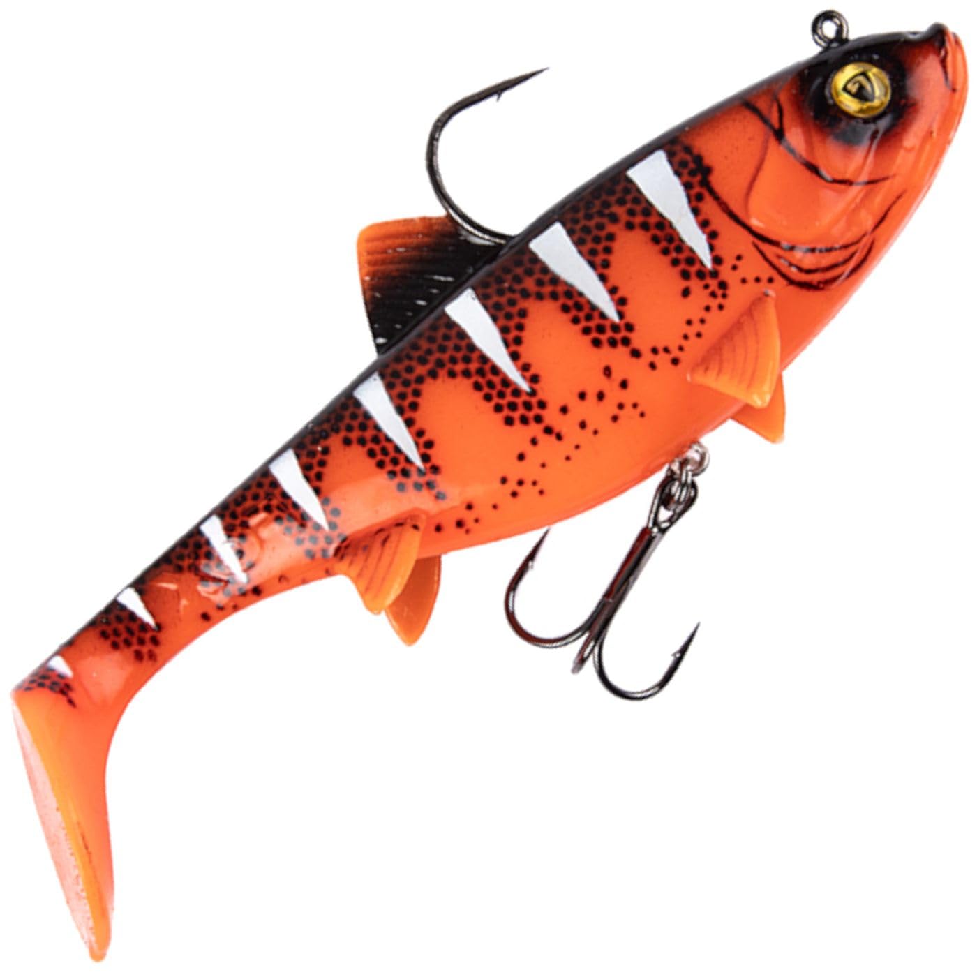 Fox Rage Replicant Wobble Swimbait Rubber Fish Colour: Red Wake UV, Length/Weight: 23 cm, 155 g — image 1