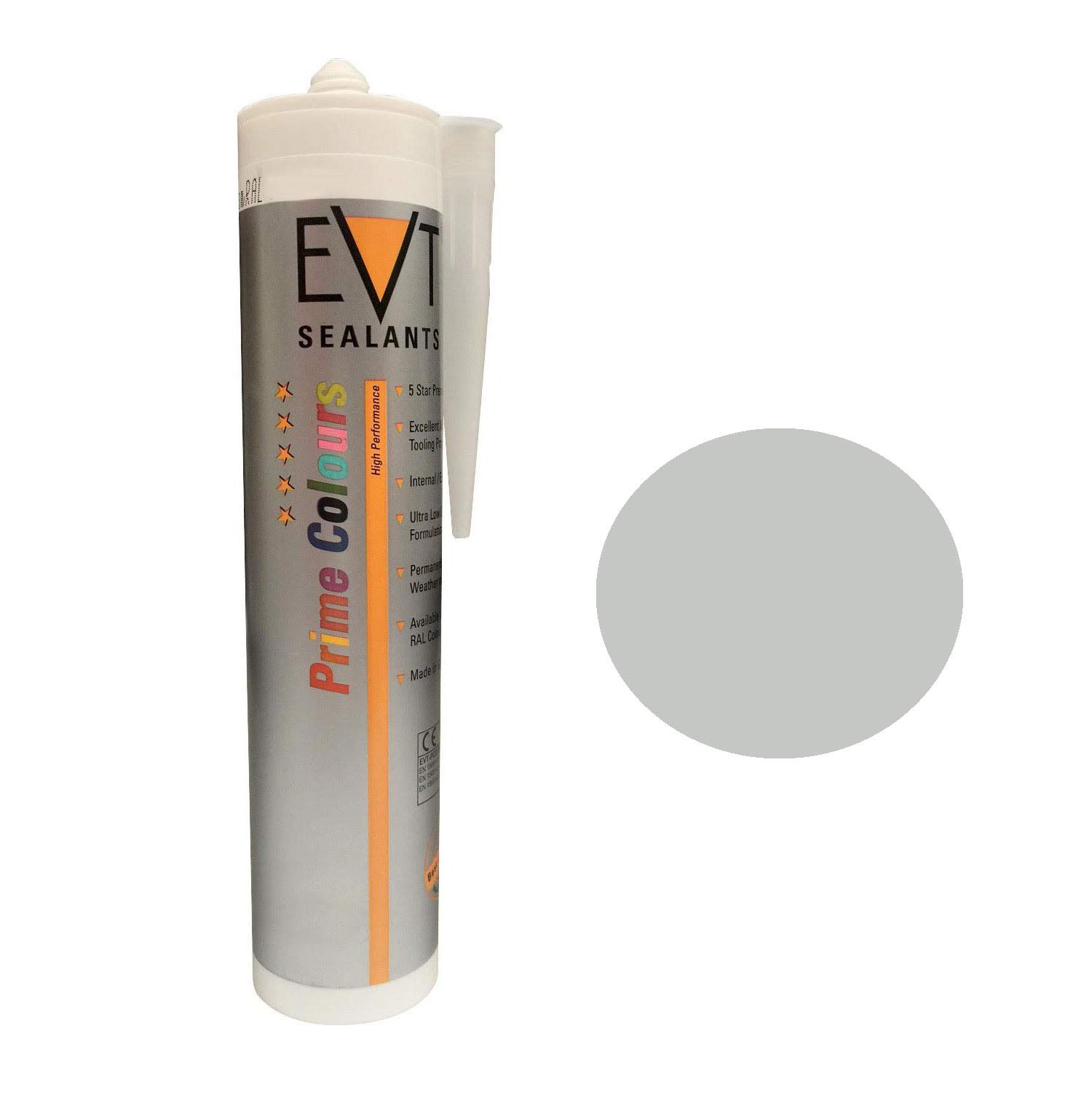 Evt Ral 7035 Light Grey Prime Colour - Silicone (Ral Coloured Silicones) (Ral 7035 Light Grey)