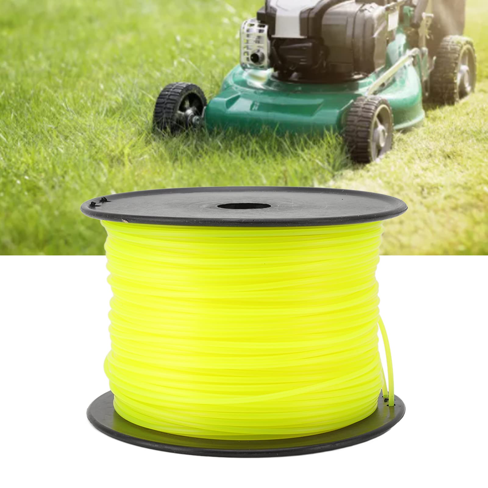 Filo per decespugliatore in nylon per carichi pesanti, filo da 3 mm, bobina di ricambio per tosaerba (168m/183.73yd)