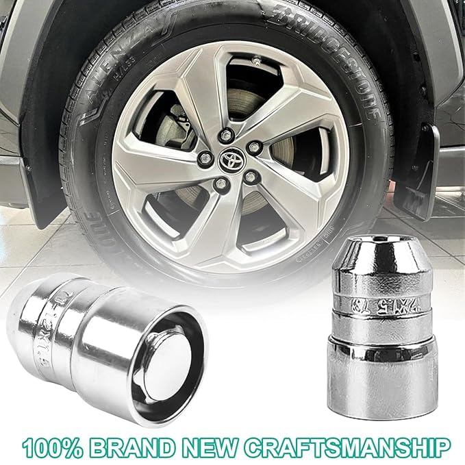 Image of Wheel Lock Nuts,lock nuts, M14x1.5 for all Mahindra Anti-Theft Lug Nuts and car wheel security secure (Type 2, M14x1.5)