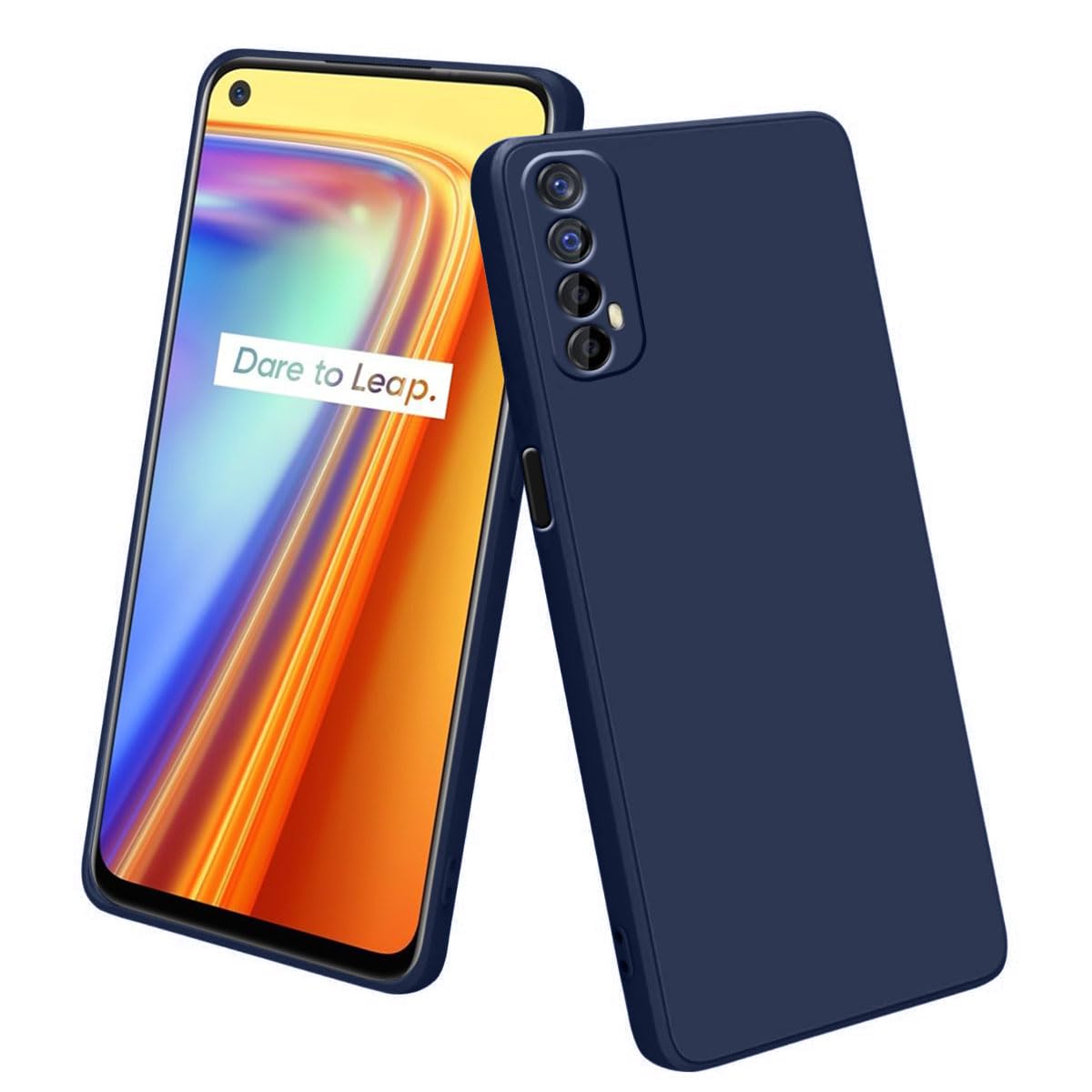 LIRAMARK Silicone Soft Back Cover Case for Realme 7 / Narzo 30 4G / Narzo 20 Pro (Silicone Blue) LIRAMARK Silicone Soft Back Cover Case for Realme 7 / Narzo 30 4G / Narzo 20 Pro (Silicone Blue)