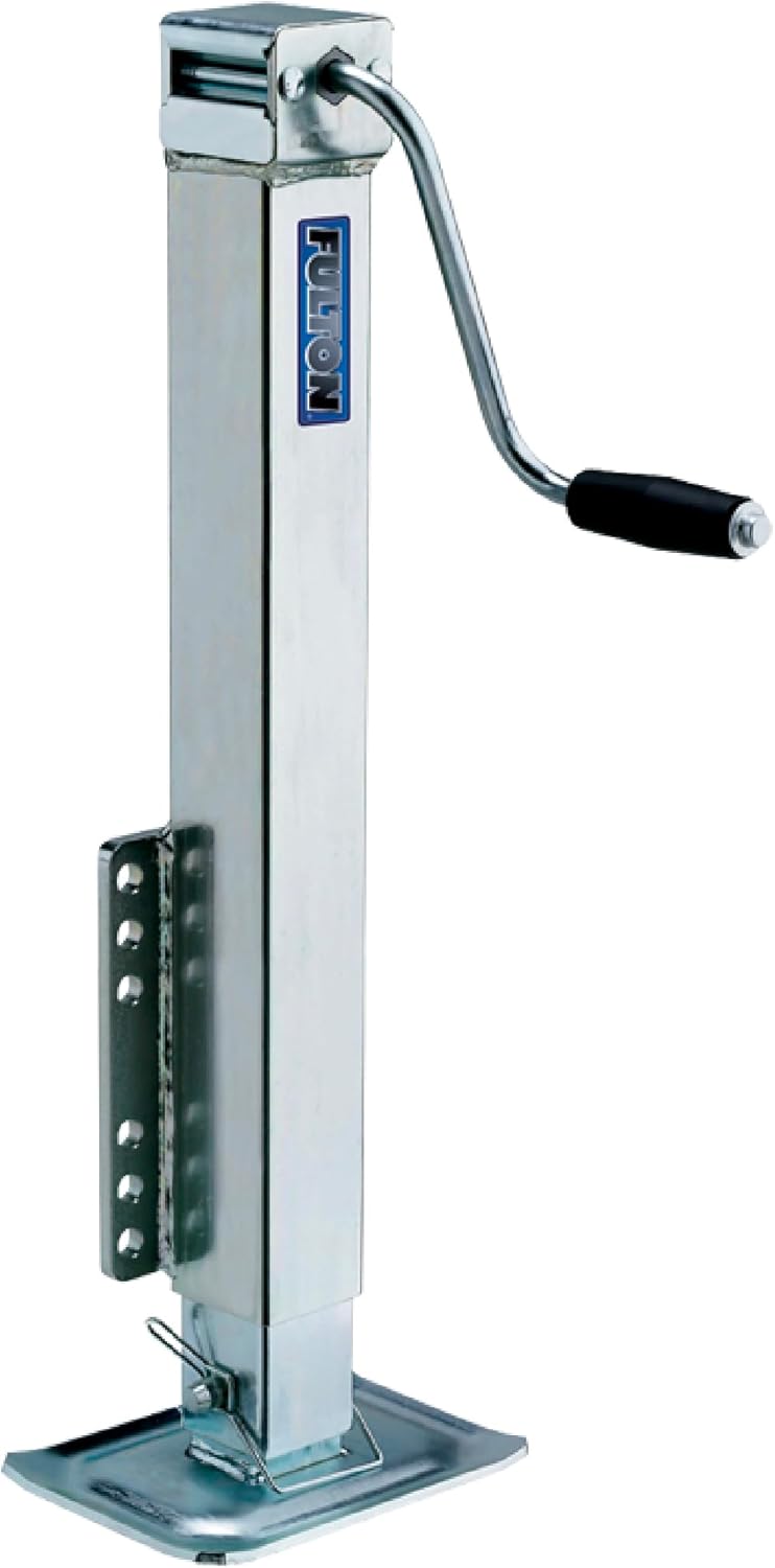 Fulton HD25000101 Bolt-On Trailer Tongue Jack with Drop Leg - 2500 lb. Weight Capacity