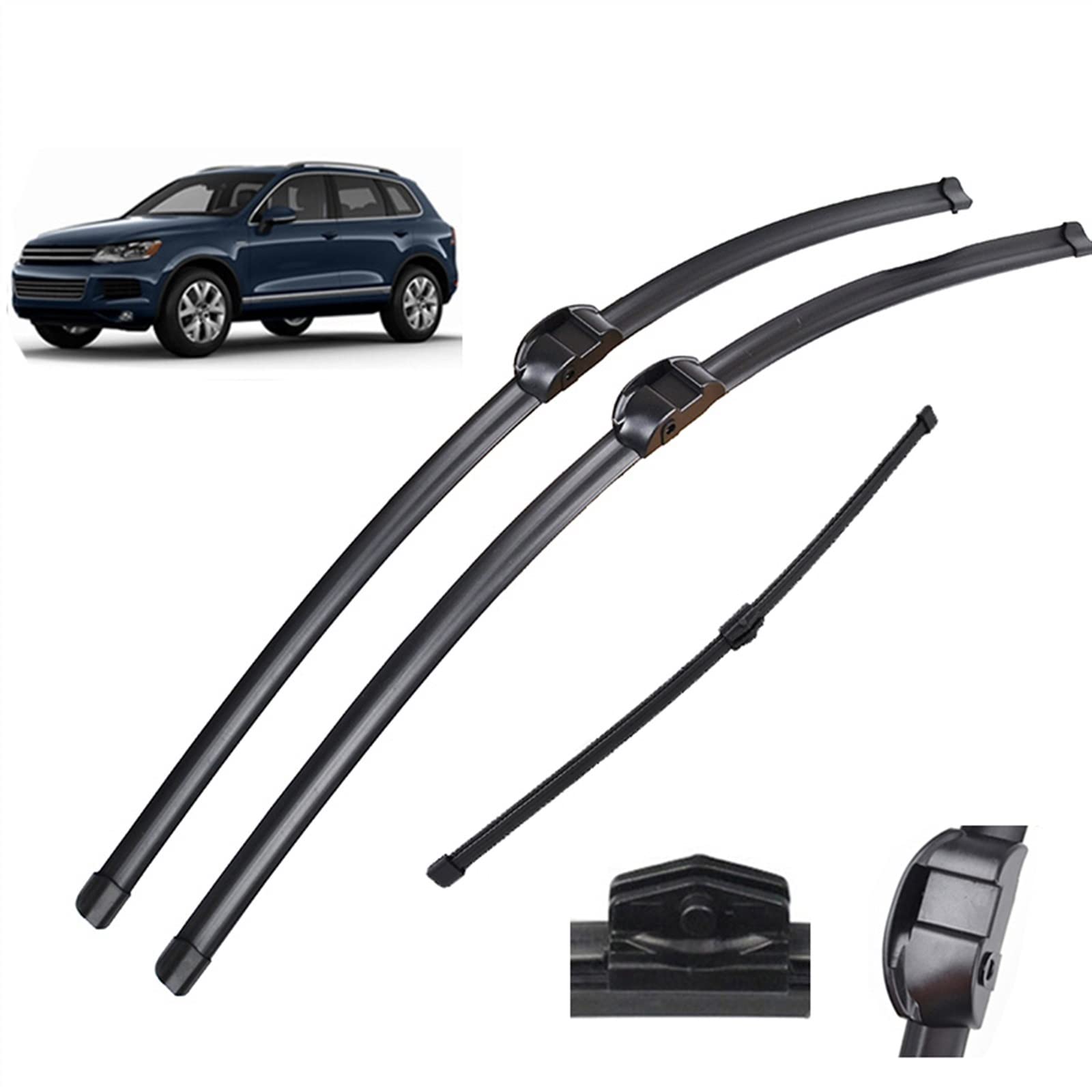 26 "+ 26" + 14 "LHD Anteriore E Posteriore Tergicristallo Spazzole Parabrezza Auto Parabrezza Finestra Pioggia Spazzole per VW per Touareg 2010-2017