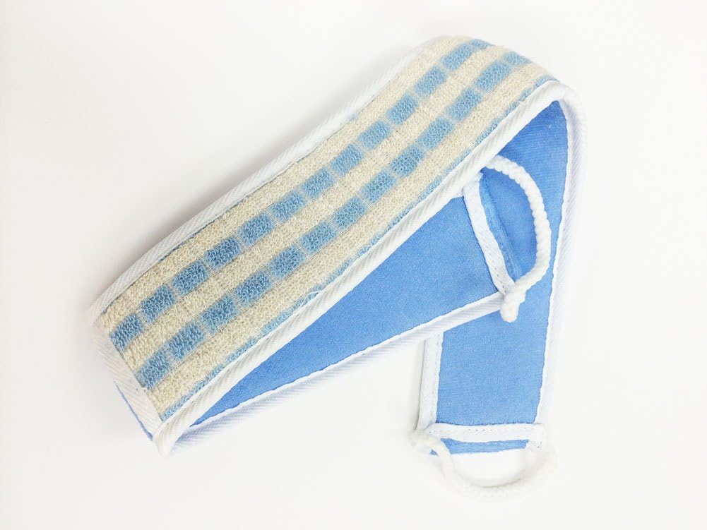 KibbiX Exfoliating Back Scrubber with Handles for Easy use, Provides Attention to Your Back in a Gentle but Effect Way